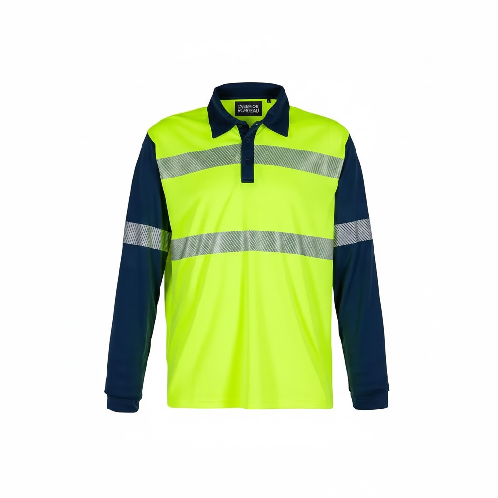 Polera de Seguridad Manga Larga Alta Visibilidad
