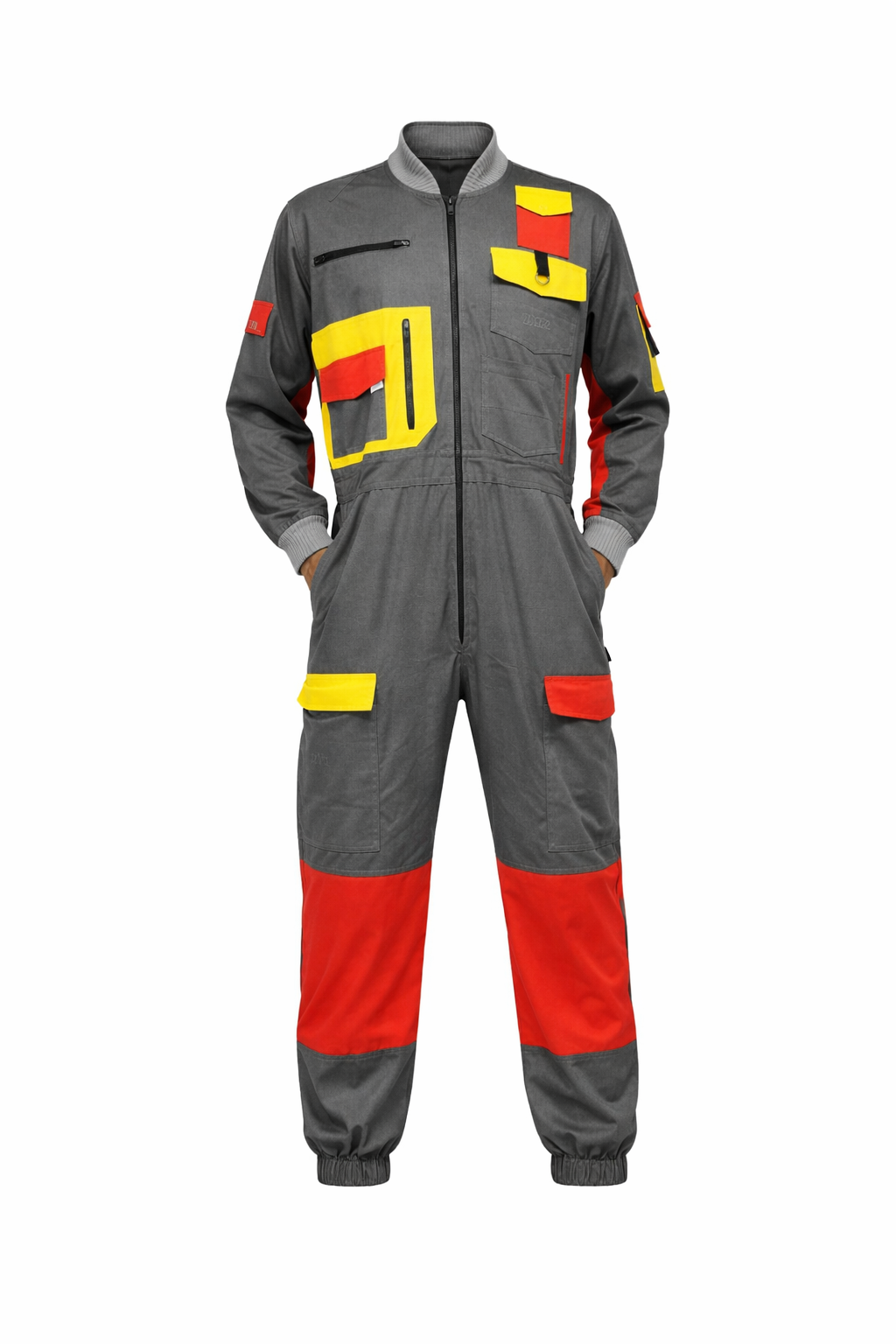 Overol de trabajo reforzado de alta visibilidad
